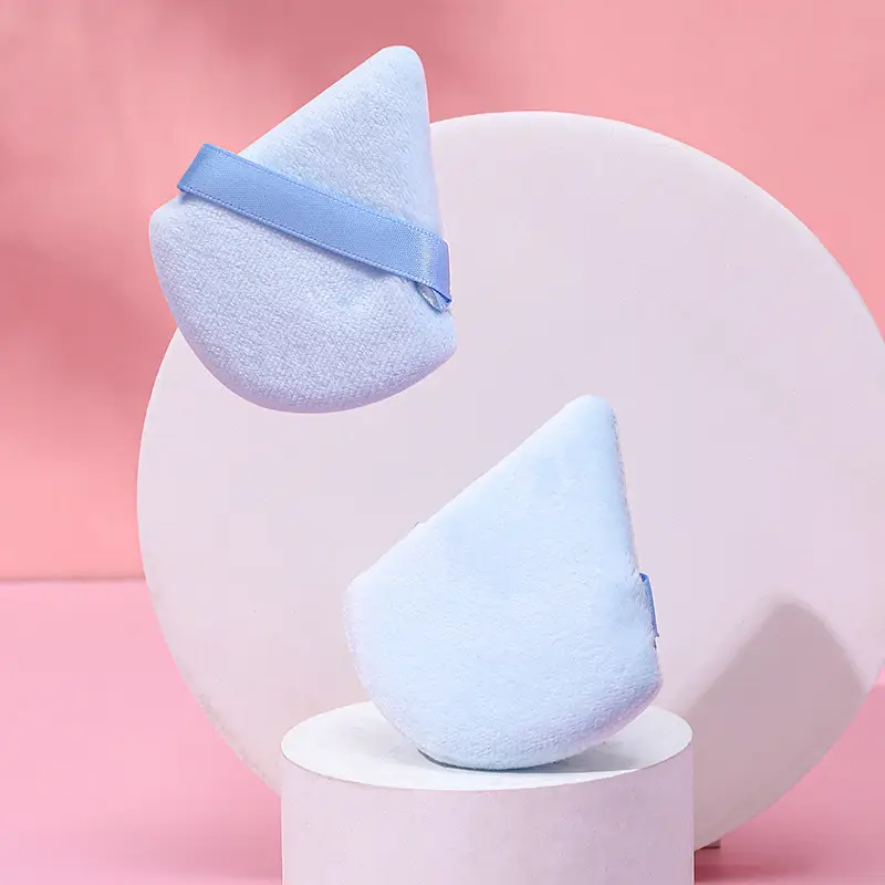 Red Velvet Triangle Makeup Puff for Flawless Makeup - Image 15