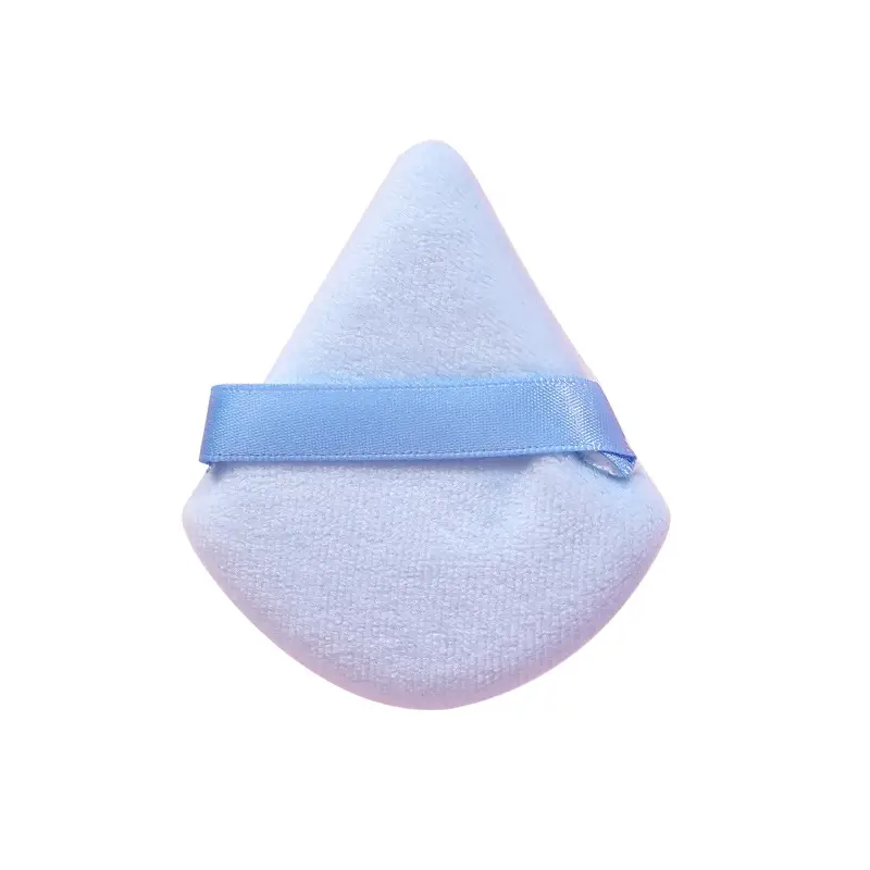 Red Velvet Triangle Makeup Puff for Flawless Makeup - Image 2