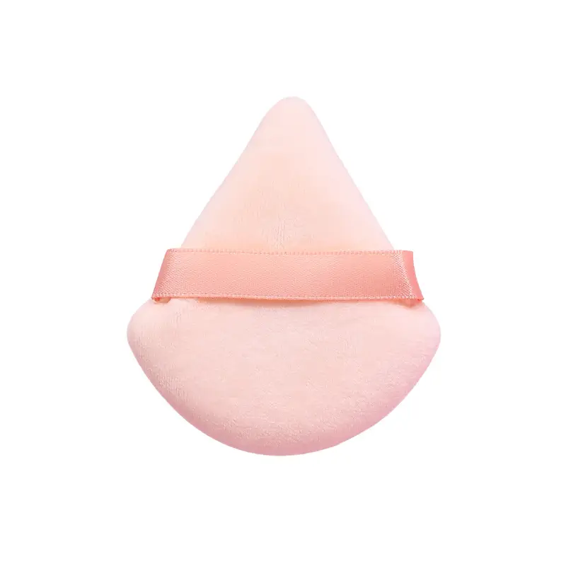Red Velvet Triangle Makeup Puff for Flawless Makeup - Image 3