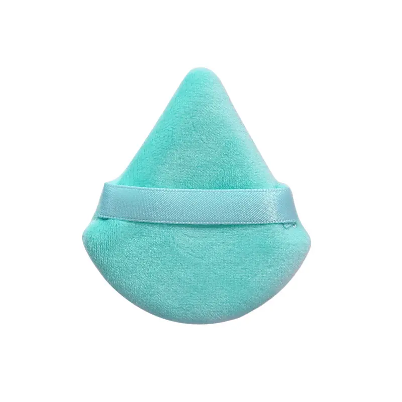 Red Velvet Triangle Makeup Puff for Flawless Makeup - Image 4