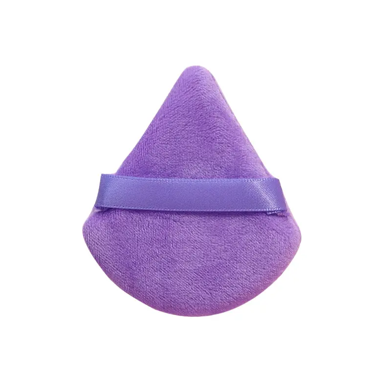 Red Velvet Triangle Makeup Puff for Flawless Makeup - Image 8