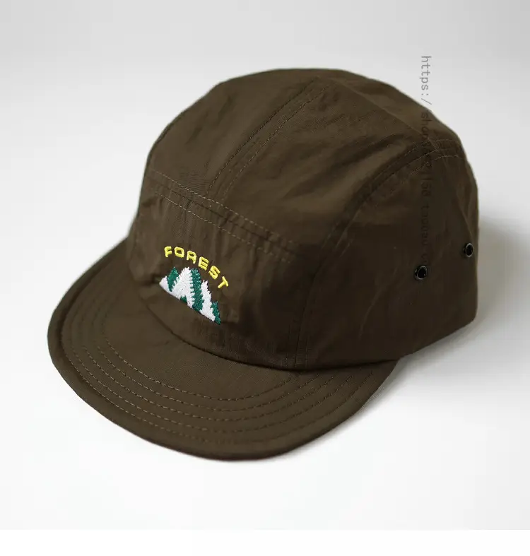 Men's Forest Soft Cap with Embroidered Design — feature 7