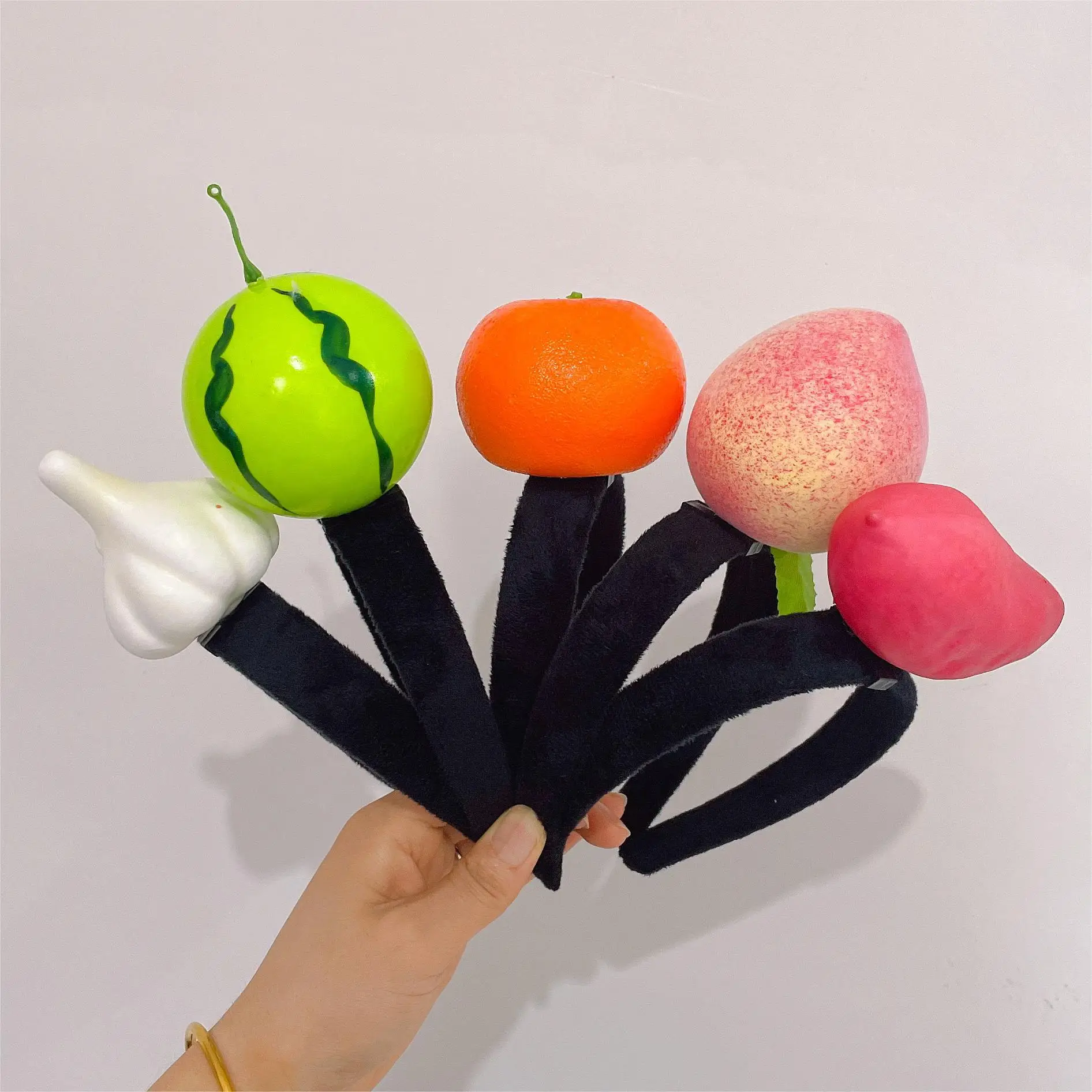 Green Vegetable Headband for Girls Children — feature 11