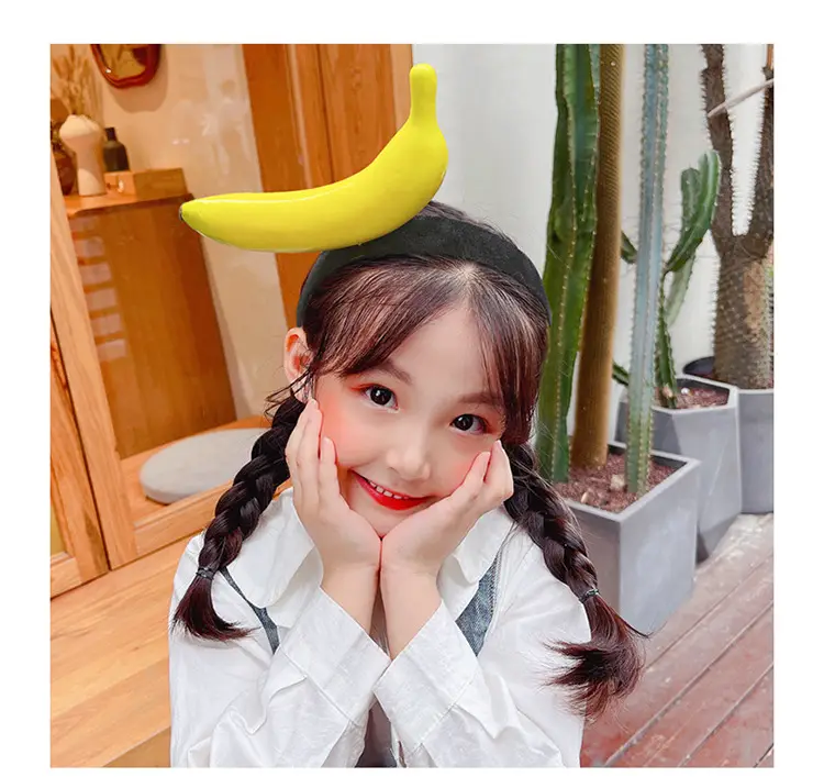 Green Vegetable Headband for Girls Children — feature 4