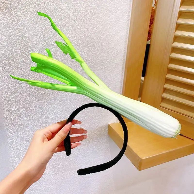 Green Vegetable Headband for Girls Children