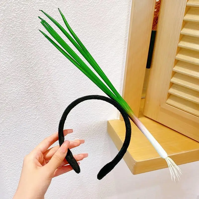 Green Vegetable Headband for Girls Children