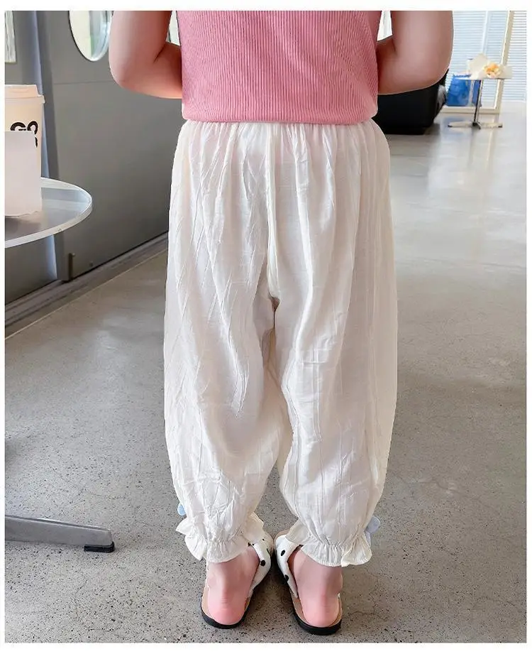 Girls' Mosquito Proof Cotton Pants Summer New Baby Western Style — feature 20