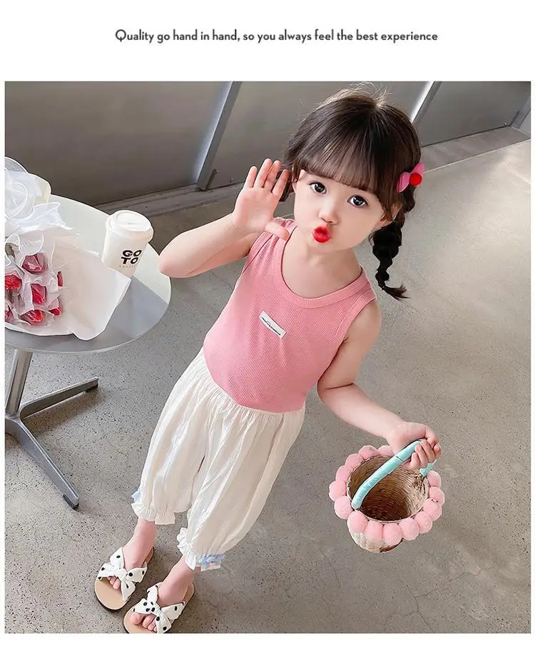 Girls' Mosquito Proof Cotton Pants Summer New Baby Western Style — feature 22