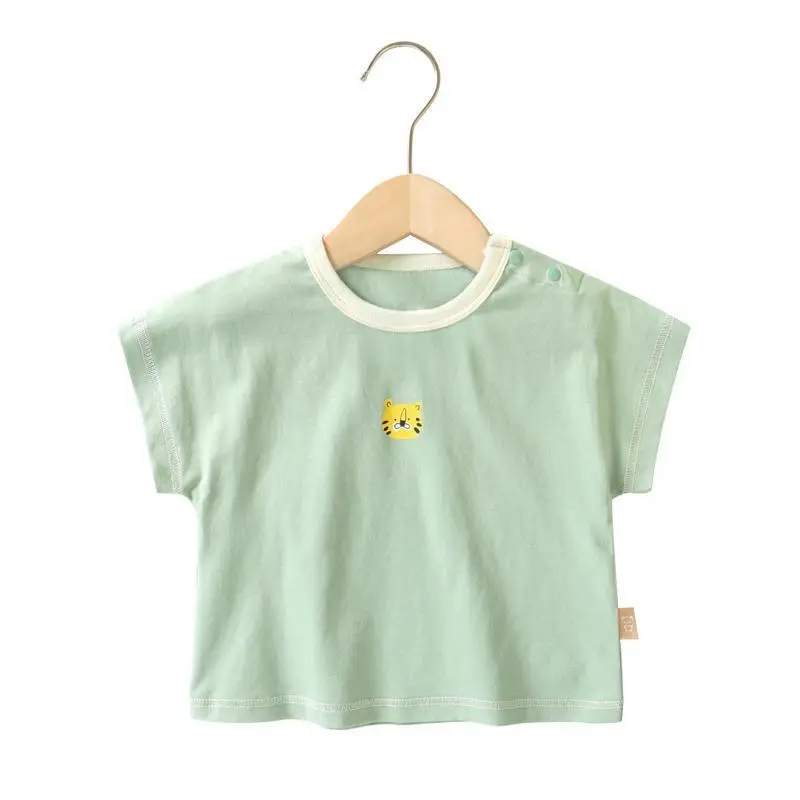 Infant T-Shirt Mint Green Short Sleeve Baby Boys