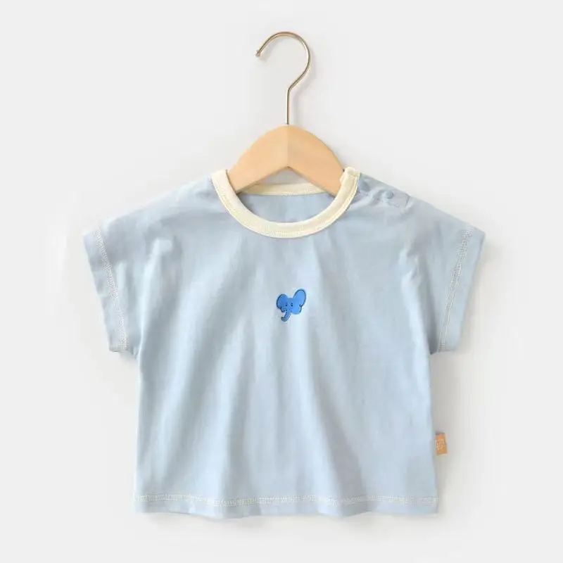 Infant T-Shirt Mint Green Short Sleeve Baby Boys