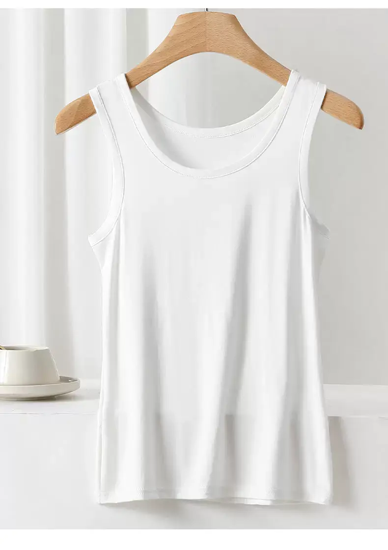 Women's Solid Color Camisole Sleeveless Summer Top — feature 15