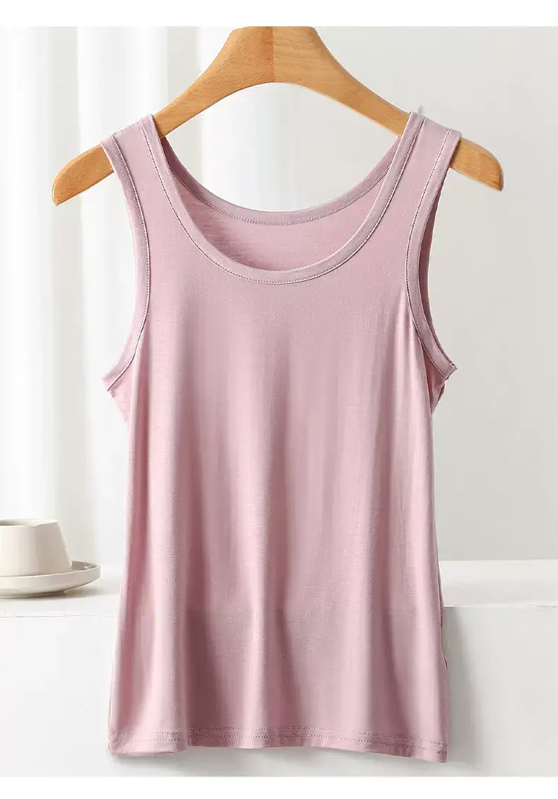 Women's Solid Color Camisole Sleeveless Summer Top — feature 16