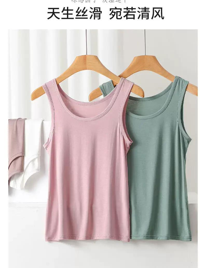Women's Solid Color Camisole Sleeveless Summer Top — feature 6