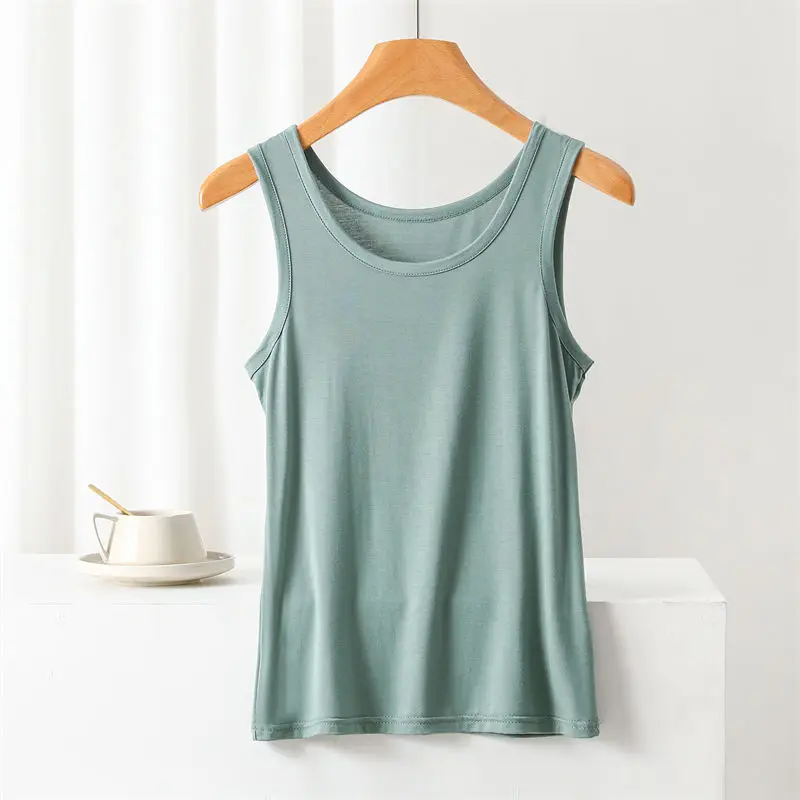 Women's Solid Color Camisole Sleeveless Summer Top - Image 6