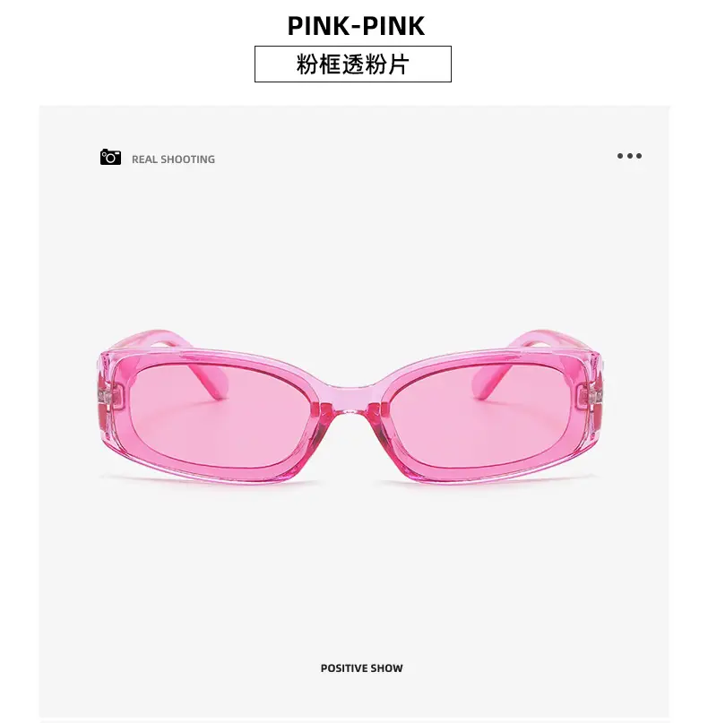Pink Candy Candy Sunglasses 2023 Hip Hop Style — feature 21
