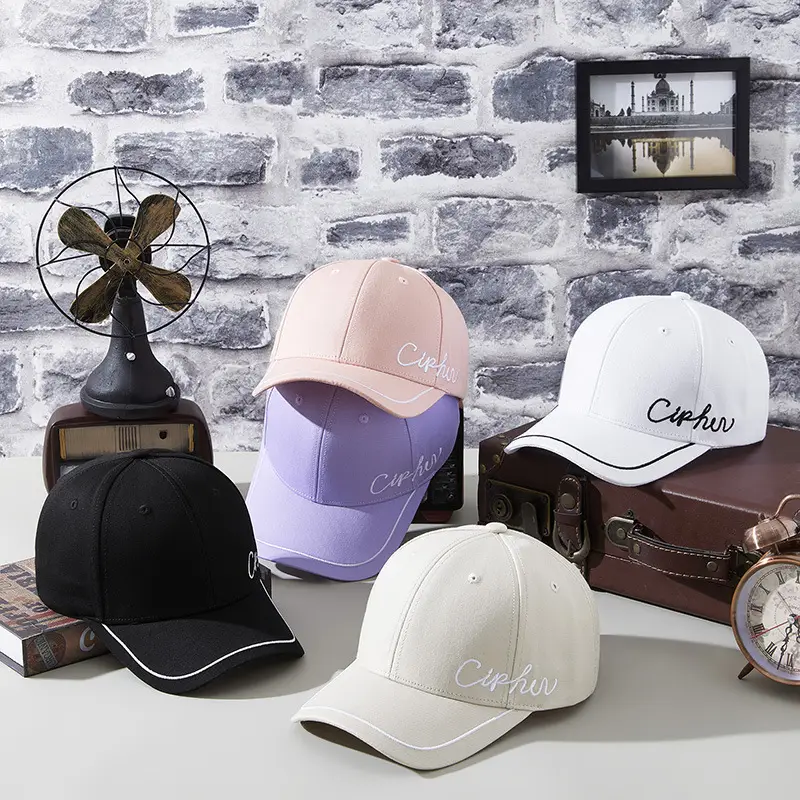 Spring Cotton Baseball Caps Women Men Distinctive Embroidered - Image 5