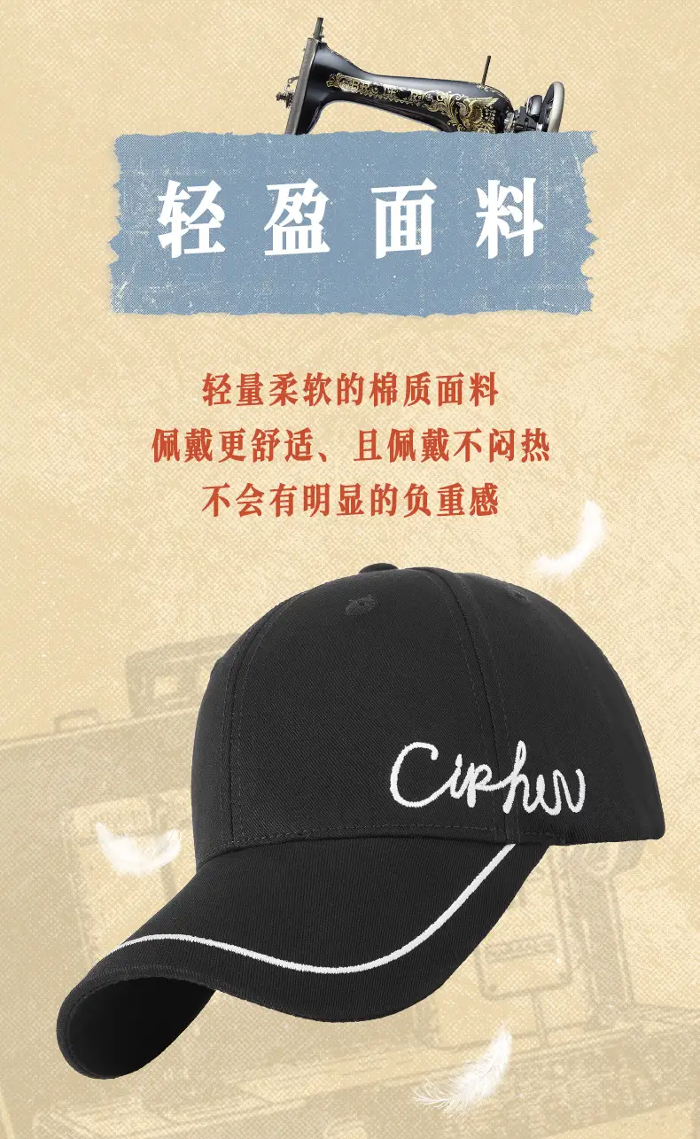 Spring Cotton Baseball Caps Women Men Distinctive Embroidered — feature 13