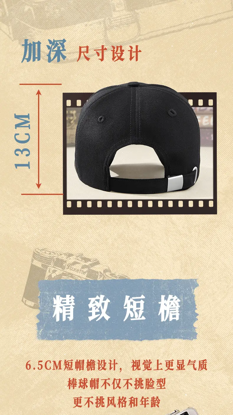 Spring Cotton Baseball Caps Women Men Distinctive Embroidered — feature 14