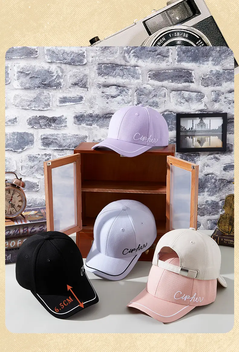 Spring Cotton Baseball Caps Women Men Distinctive Embroidered — feature 15