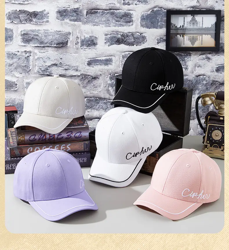 Spring Cotton Baseball Caps Women Men Distinctive Embroidered — feature 17