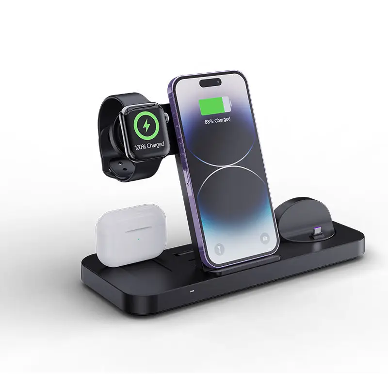Six-In-One Wireless Charger for Apple Devices