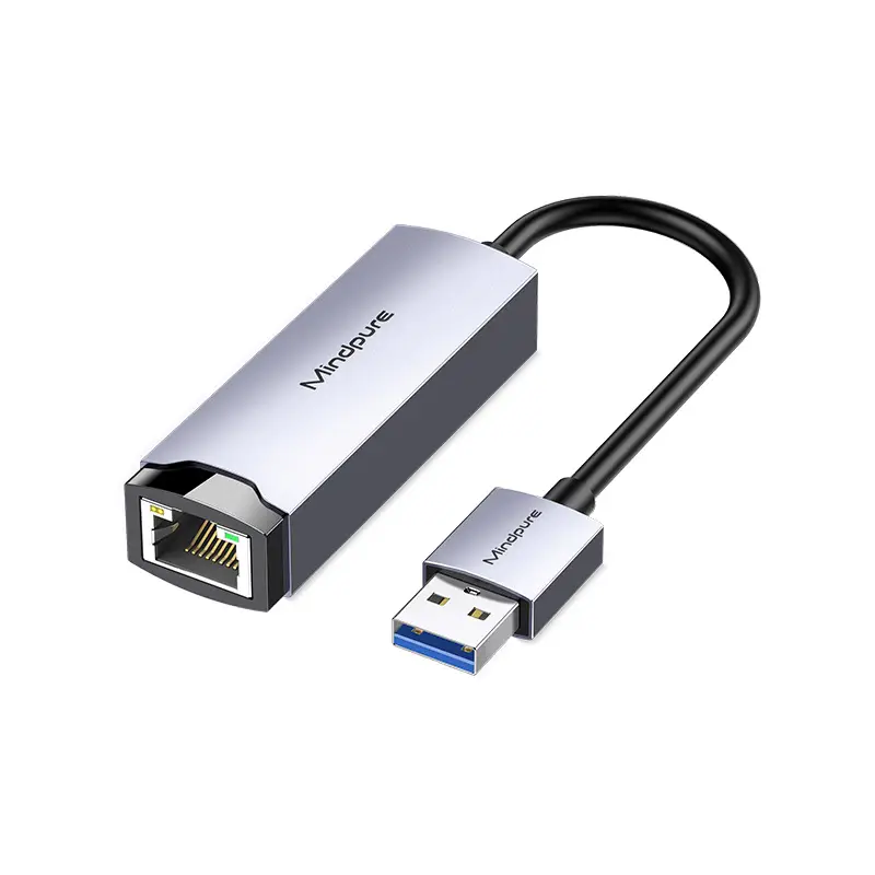 USB3.0 Gigabit to RJ45 Ethernet Drive-Free Plug & Play