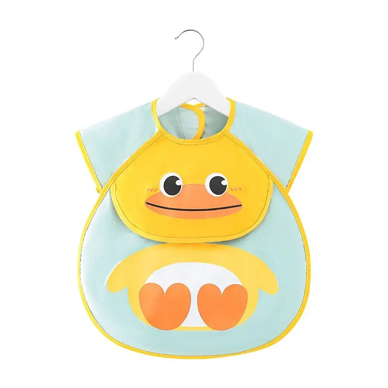 Waterproof Cat Baby Dinner Bib Apron for Boys - Image 16