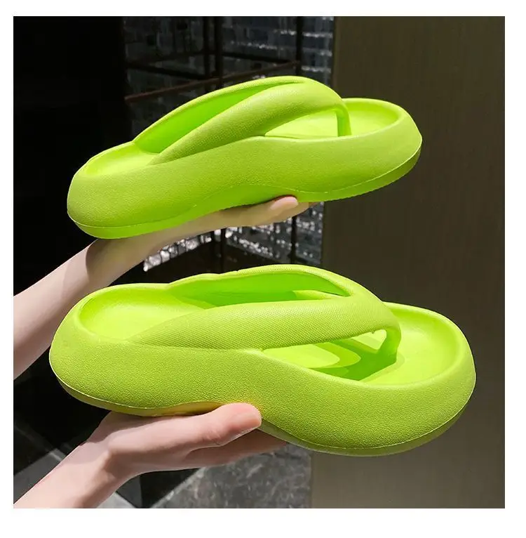 EVA Thick-soled Flip-flops Women's Outer Wear Summer New Ins Cyber Celebrity Non-slip Beach Sandals Women — feature 24