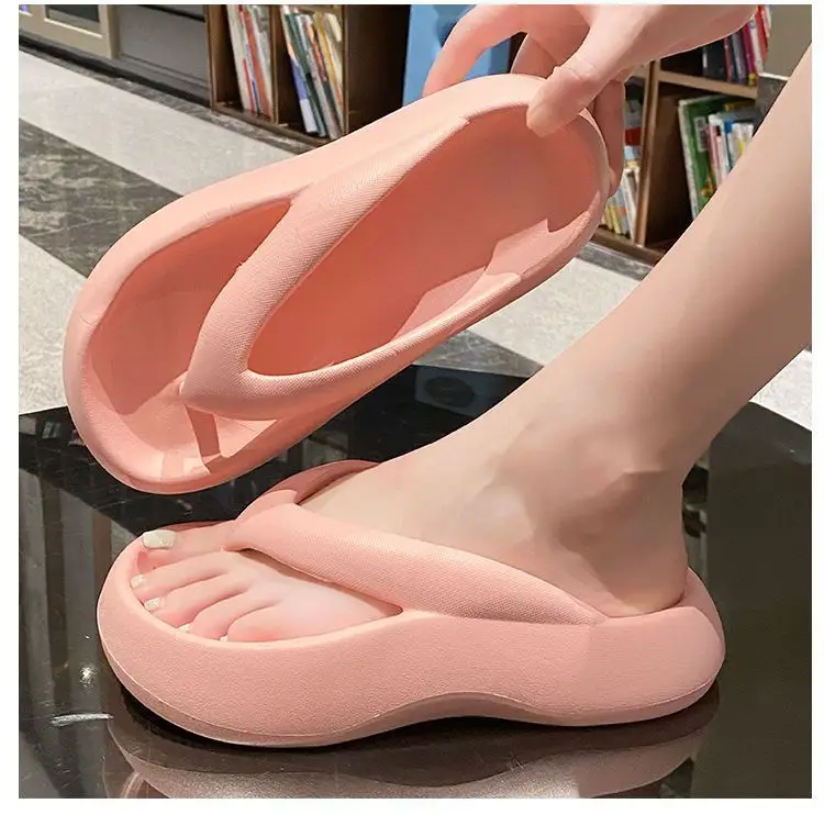 EVA Thick-soled Flip-flops Women's Outer Wear Summer New Ins Cyber Celebrity Non-slip Beach Sandals Women — feature 26