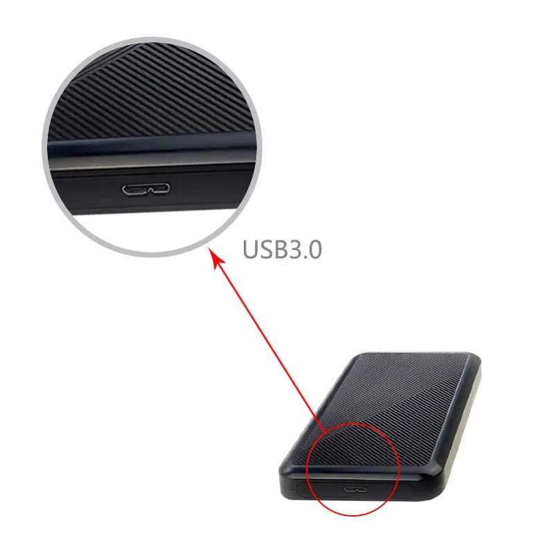 2.5-inch SSD External USB 3.0 Mobile Hard Disk Box