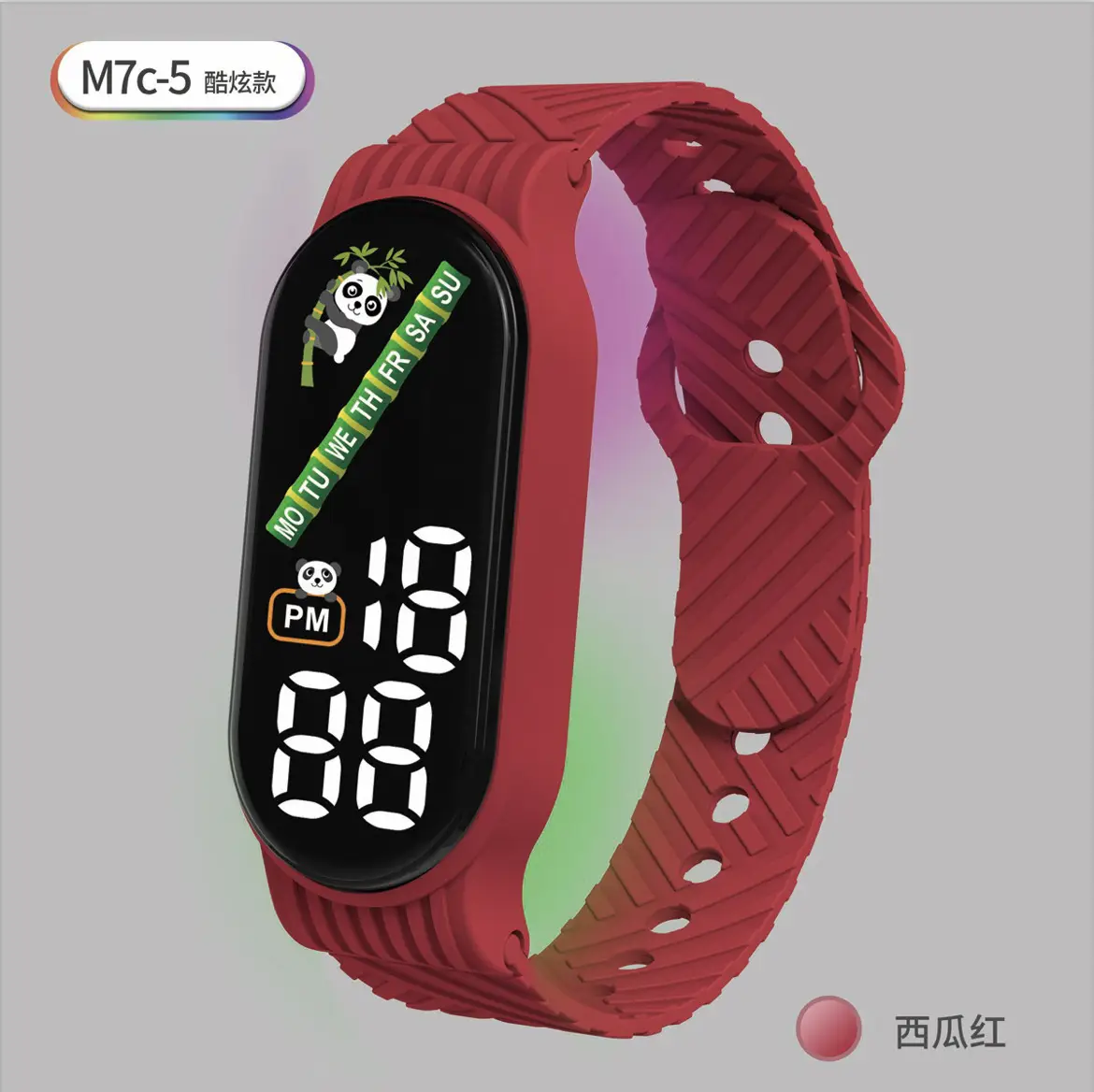 M7C Digital Luminous Sports Watch with LED Band - Image 5