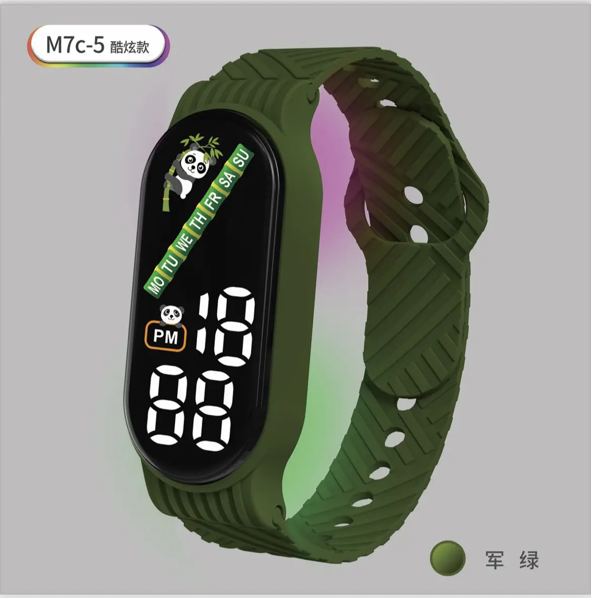 M7C Digital Luminous Sports Watch with LED Band - Image 6