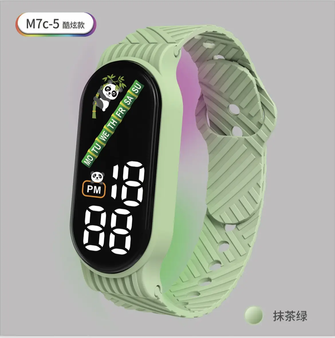 M7C Digital Luminous Sports Watch with LED Band - Image 7