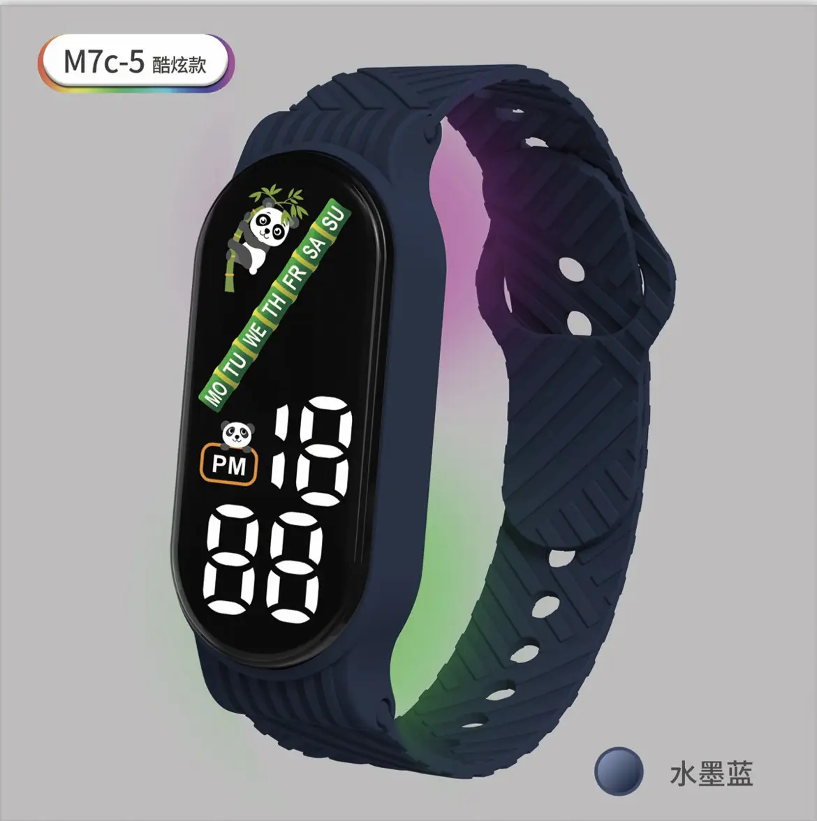 M7C Digital Luminous Sports Watch with LED Band - Image 8