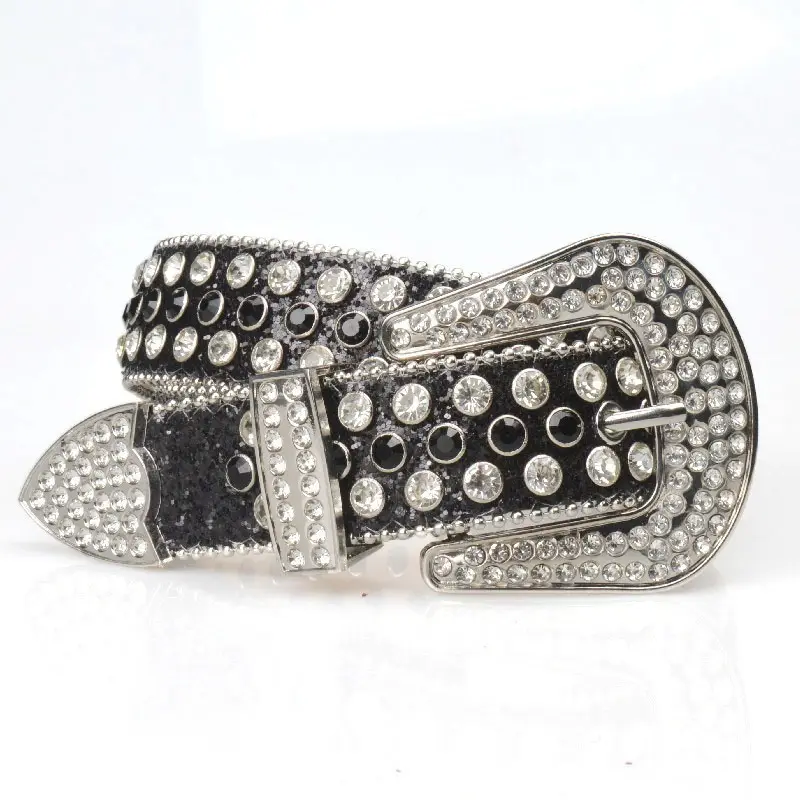 Rhinestone Bling Belt Hot Girl Punk Diamond Belt Pin Buckle Retro Metal β feature 16