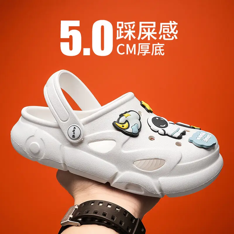 Baby Slippers White Non-Slip Summer Kids