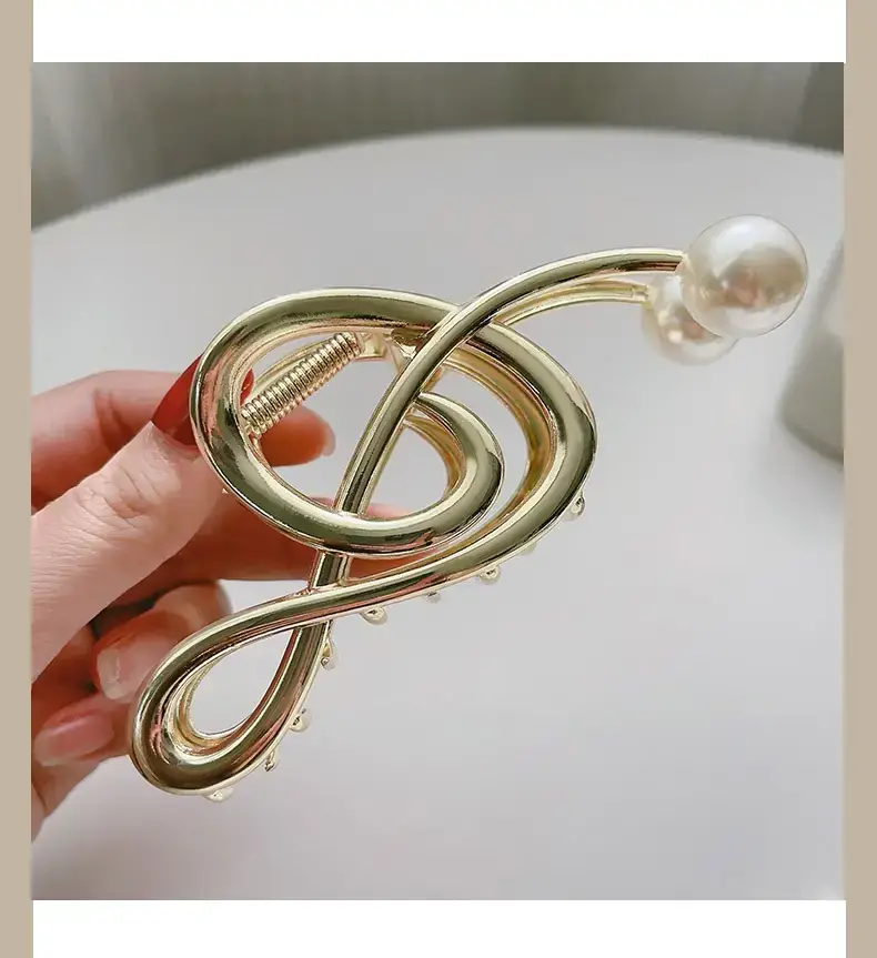 Silver Pearl Hairpin Clip for Women — feature 20