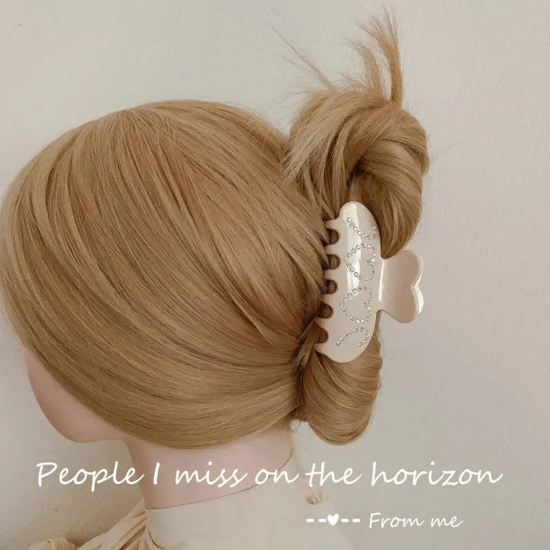 Diamond-embedded Love Clip Hairpin for Girls — feature 31