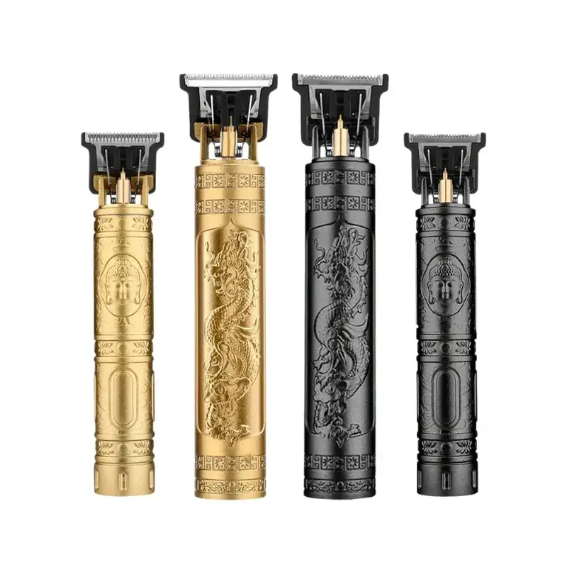 Professional Electric Hair Clipper with Carved Design - Image 11