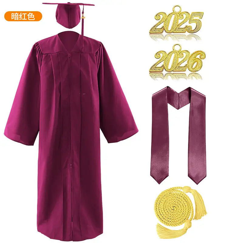 Purple Bachelor's Gown 2025 Graduation Set - Image 15