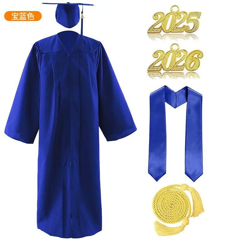 Purple Bachelor's Gown 2025 Graduation Set - Image 16