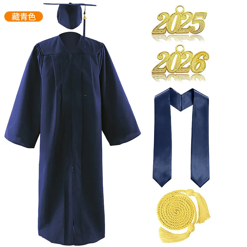 Purple Bachelor's Gown 2025 Graduation Set - Image 17