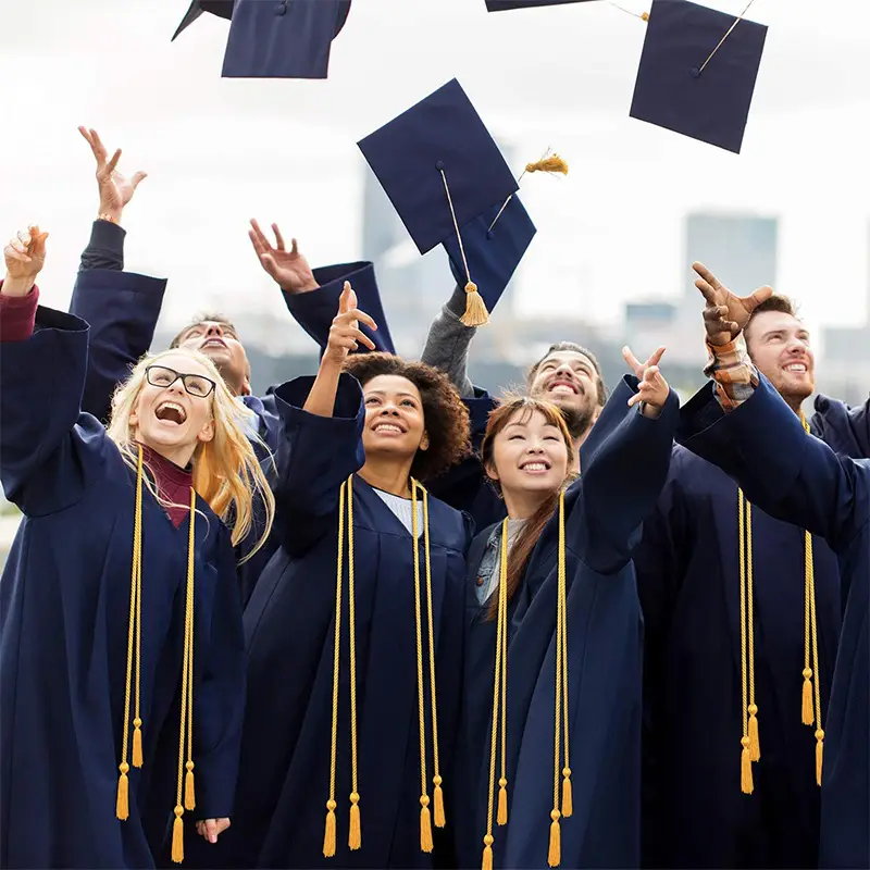 Purple Bachelor's Gown 2025 Graduation Set — feature 35