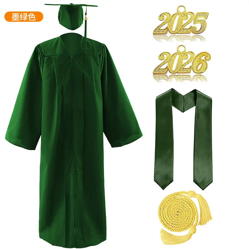Purple Bachelor's Gown 2025 Graduation Set - Image 3
