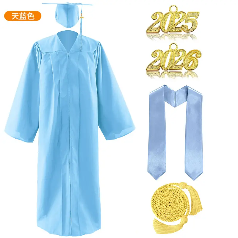 Purple Bachelor's Gown 2025 Graduation Set - Image 4
