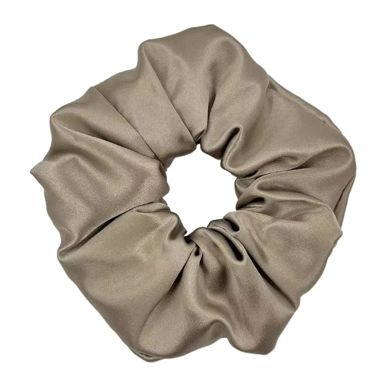 Pink Silk Hair Scrunchie 30mm High-Quality - Image 15