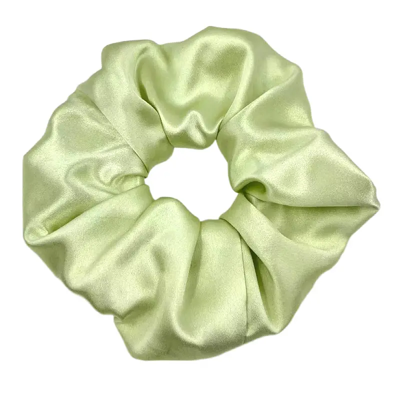 Pink Silk Hair Scrunchie 30mm High-Quality - Image 16