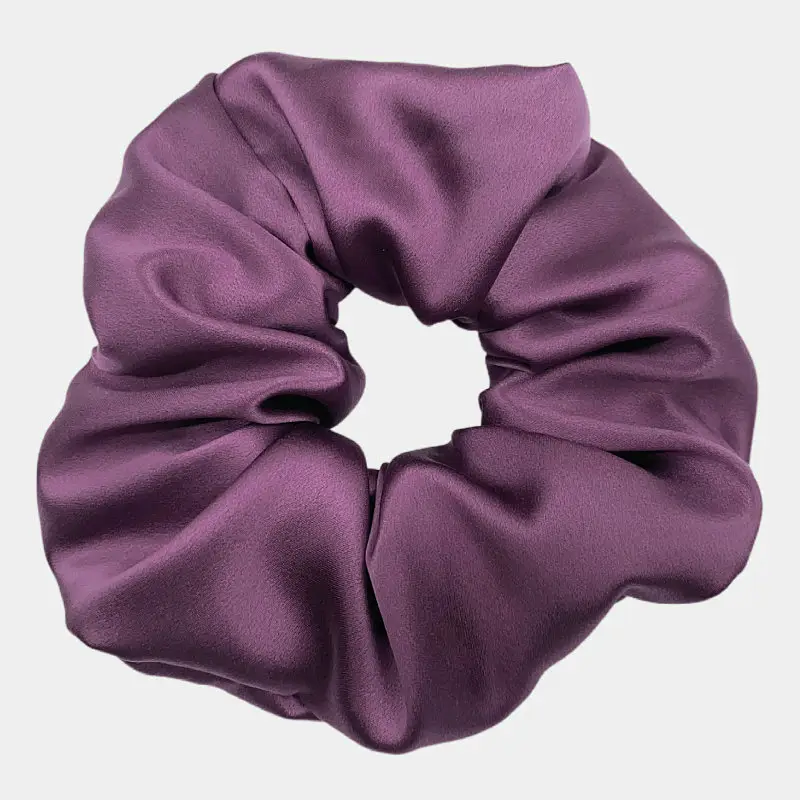 Pink Silk Hair Scrunchie 30mm High-Quality - Image 17