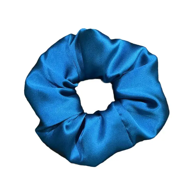 Pink Silk Hair Scrunchie 30mm High-Quality - Image 19