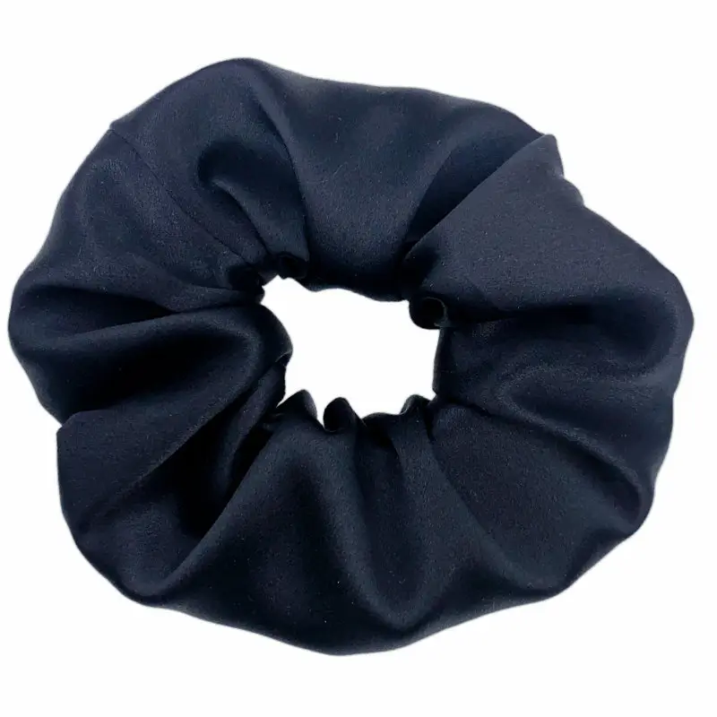 Pink Silk Hair Scrunchie 30mm High-Quality - Image 2